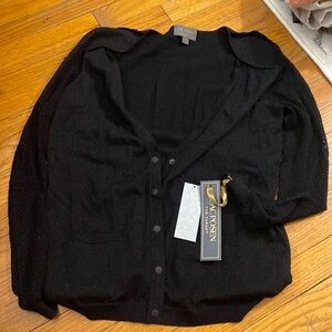 Zac Posen v neck snap cardigan